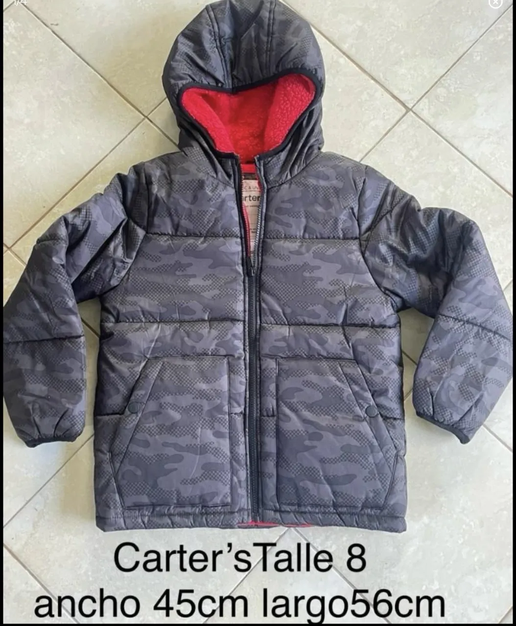 Campera de polar Carter's · Talle 8 años / 128 cm