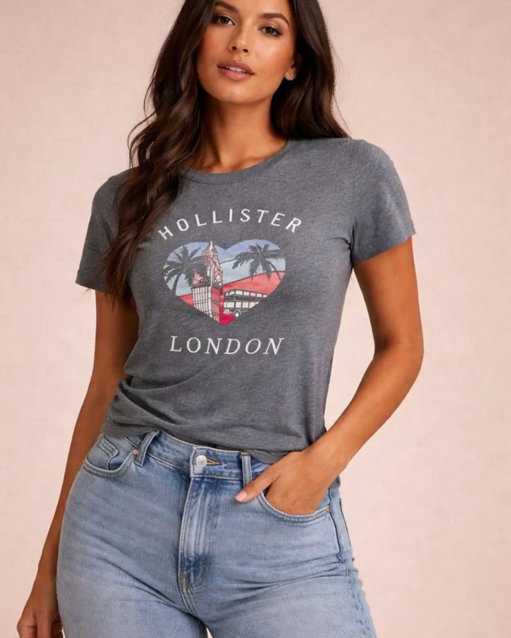 Remera Hollister · Talle XS