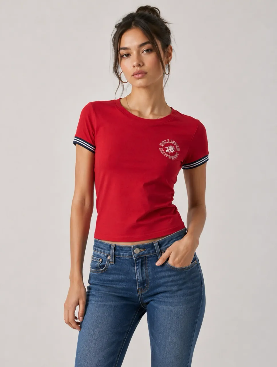 Remera Hollister · Talle S