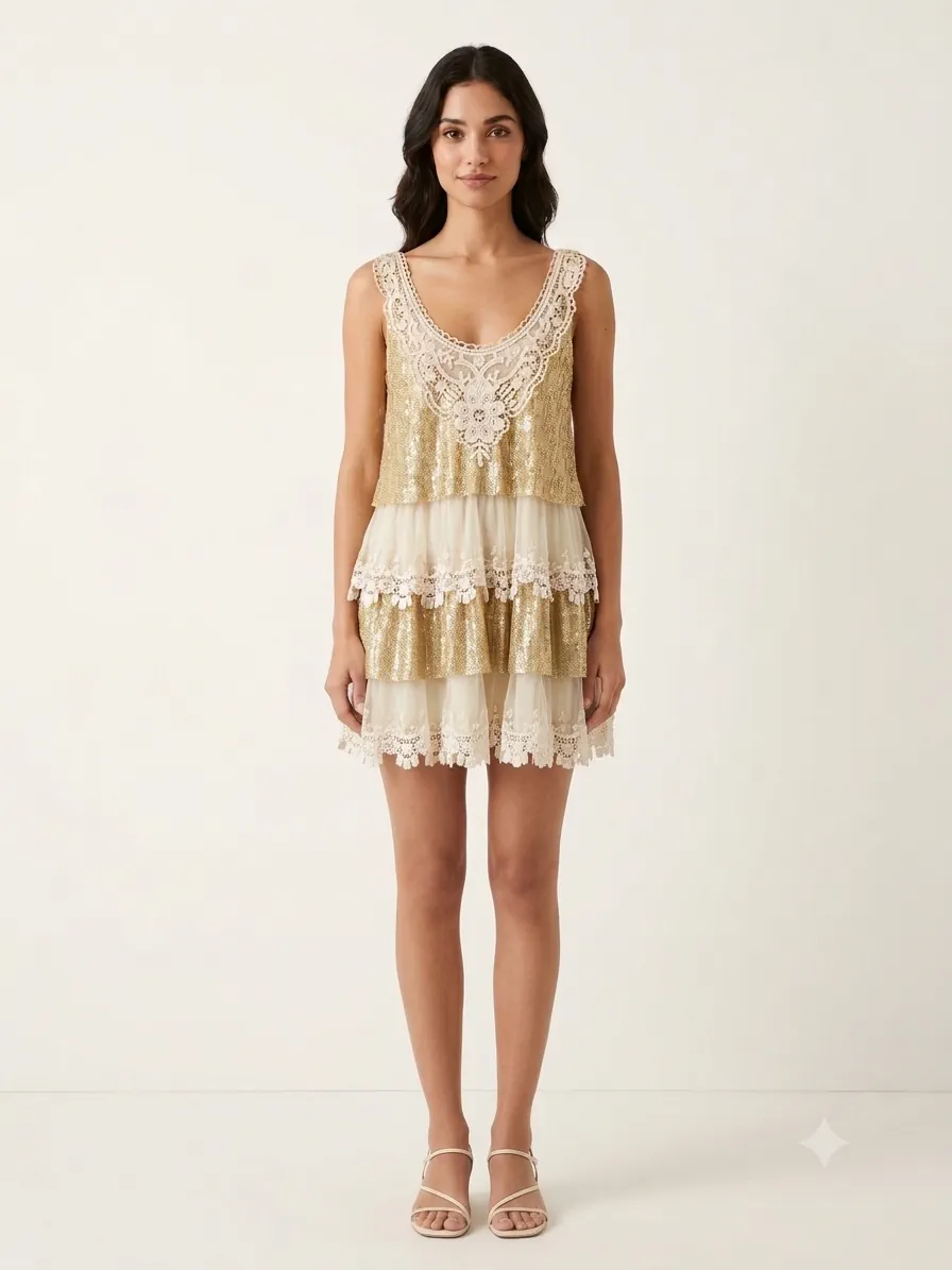 Vestido Paula y Agustina Ricci · Talle XS