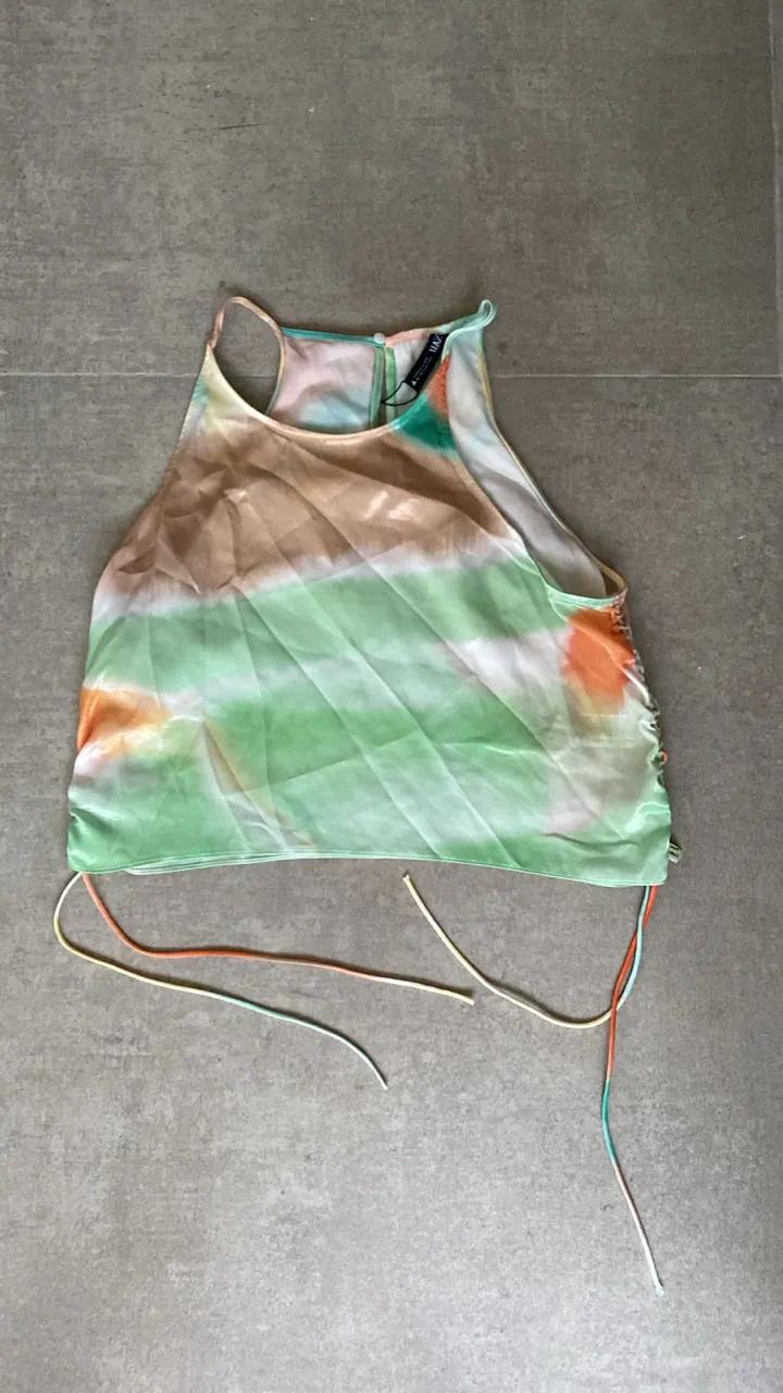 Camisa sin mangas Zara · Talle 13 años / 158 cm