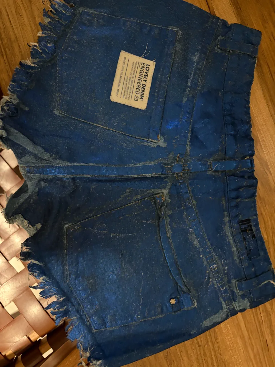 Short de jean Love - imagen 1