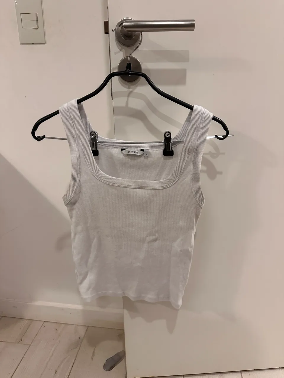 Musculosa Top white · Talle L