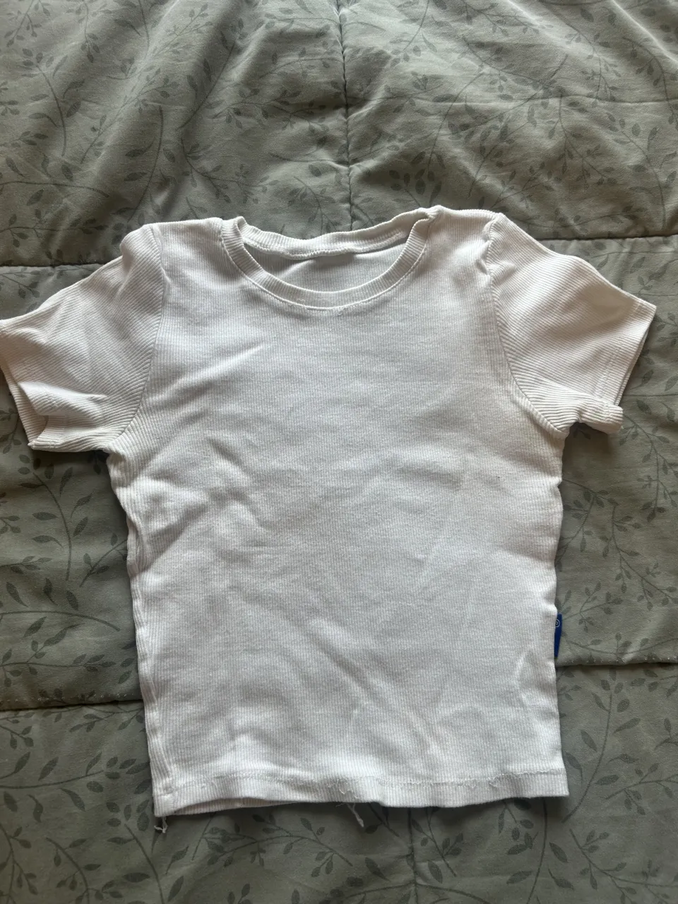 Remera Plac denim · Talle M
