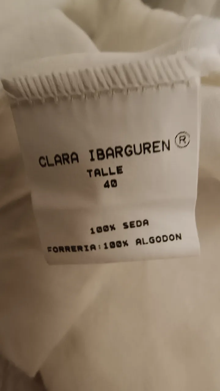 Musculosa Clara Ibarguren · Talle 1