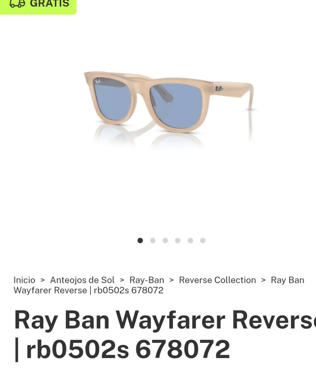 Anteojos Ray-Ban - imagen 1