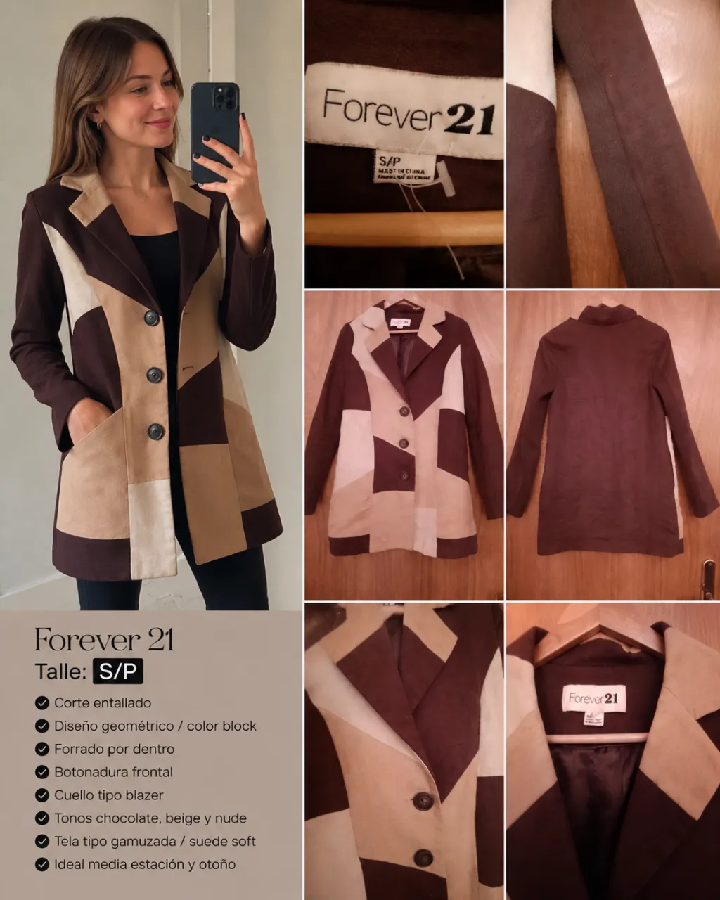 Blazer Forever 21 · Talle S