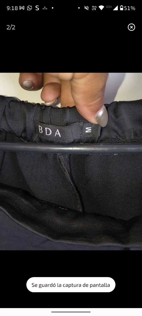 Pantalón Bda · Talle XL
