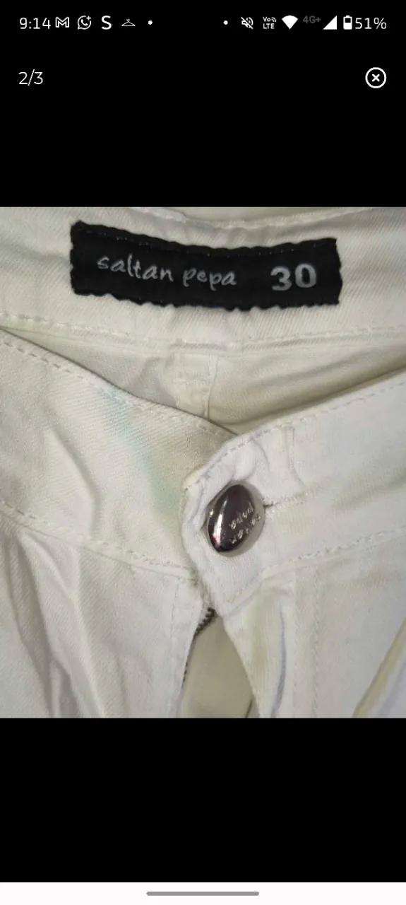 Jean Saltan pepa · Talle XL