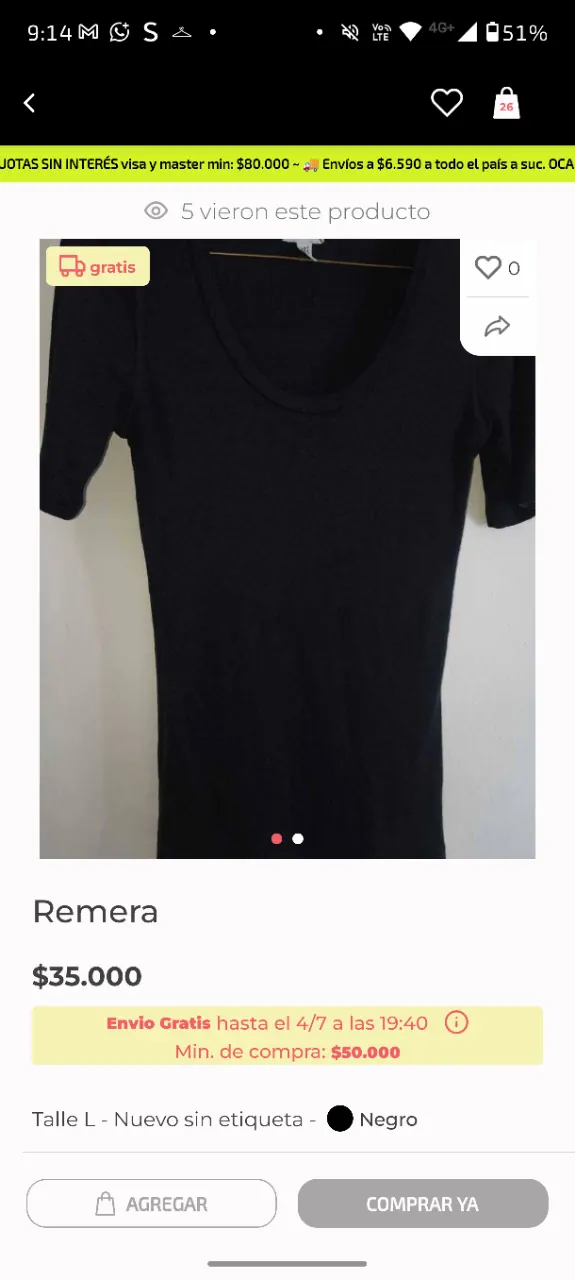 Remera Michel axel - imagen 2