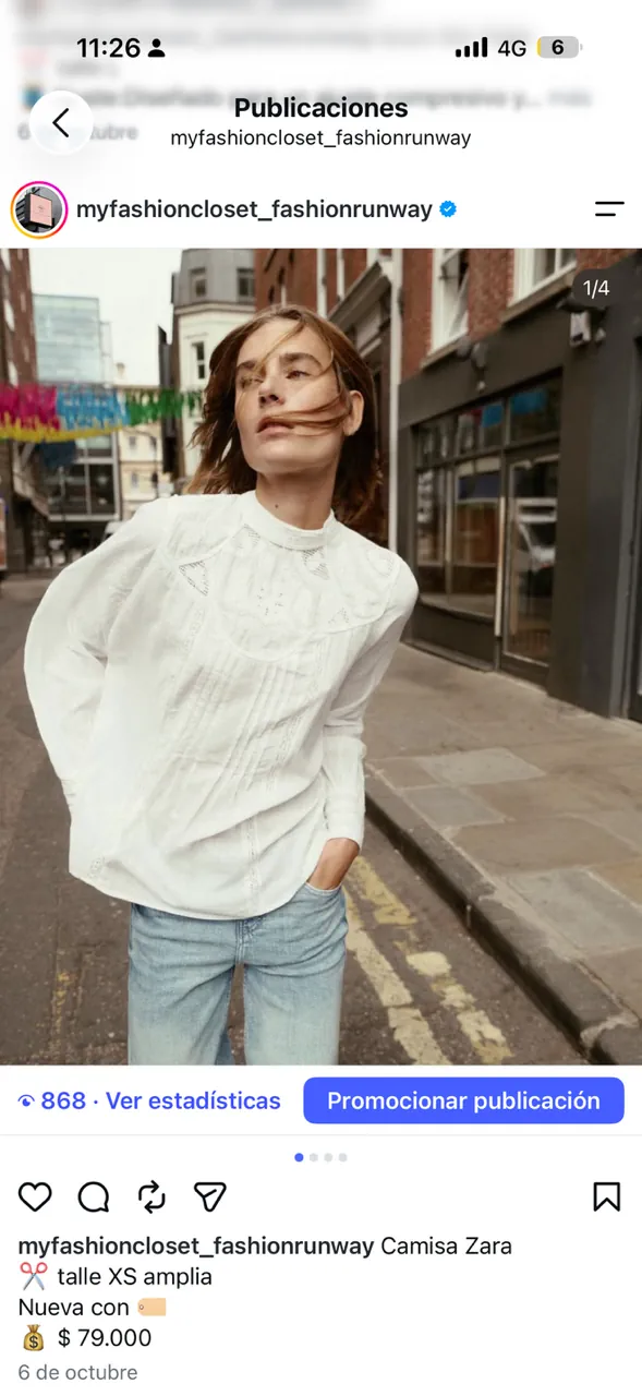 Blusa Zara - imagen 1