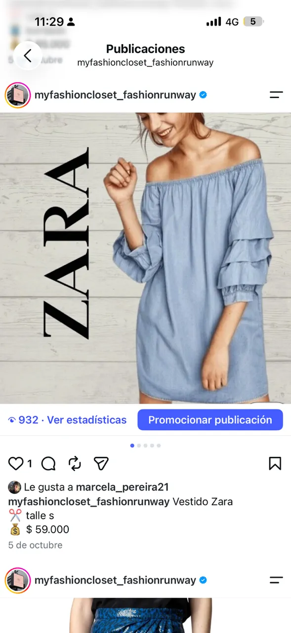 Vestido Zara - imagen 1