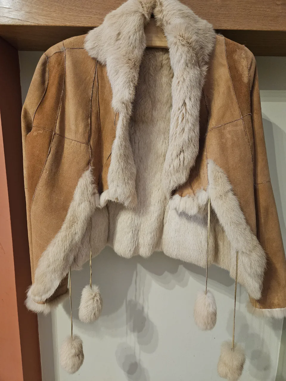 Campera Artesanal cuero · Talle S