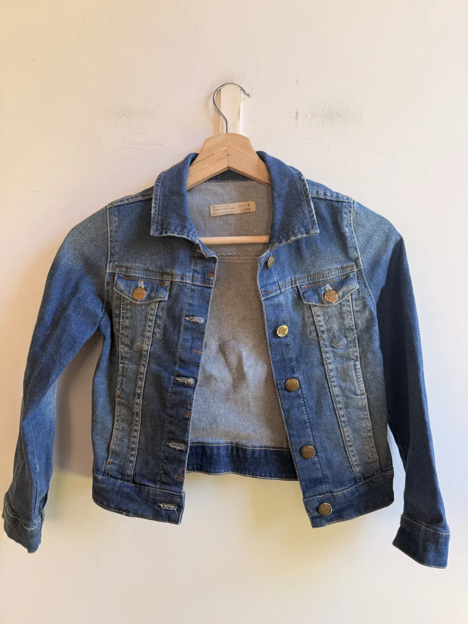 Campera de jean Zara · Talle 8 años / 128 cm