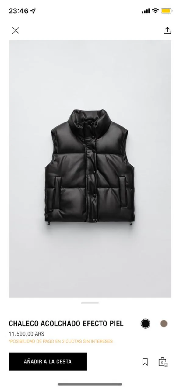 Chaleco Zara - imagen 1