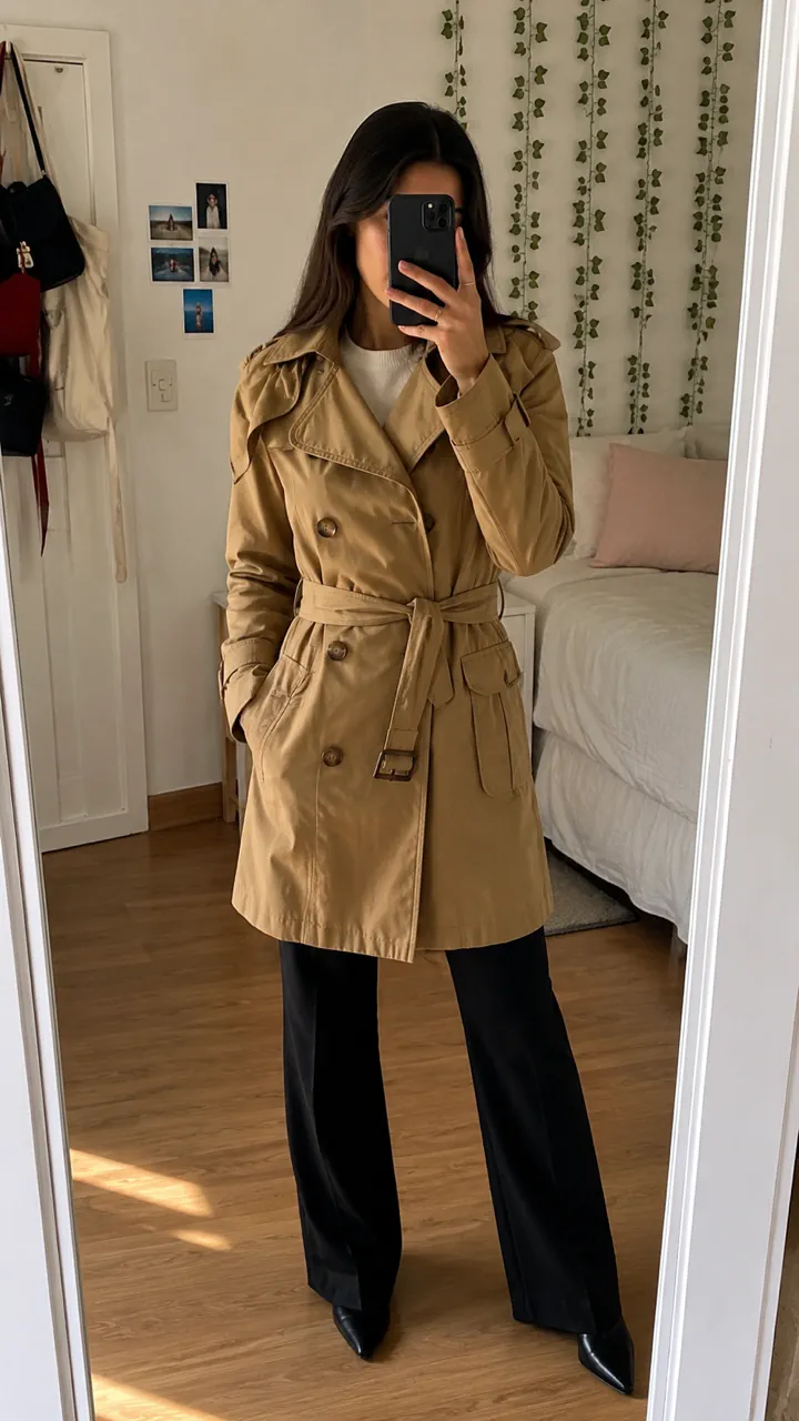 Trench Zara · Talle 1