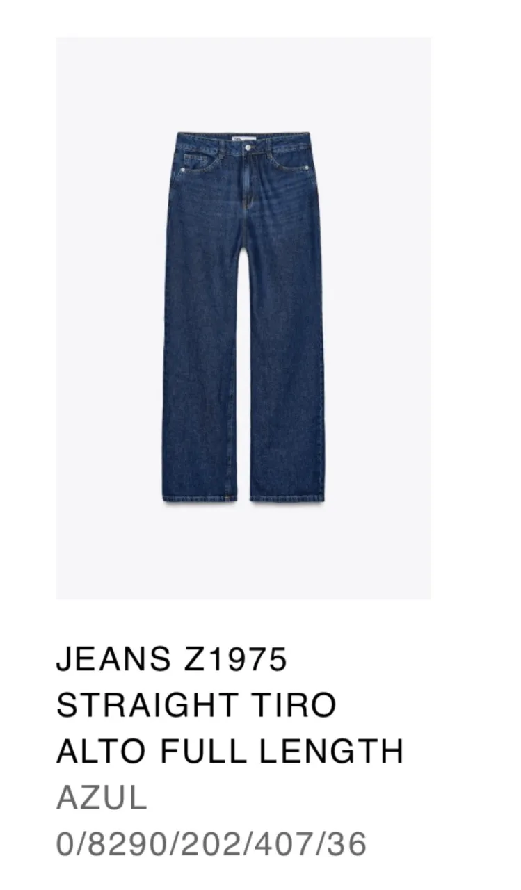 Zara · Talle MEX 26