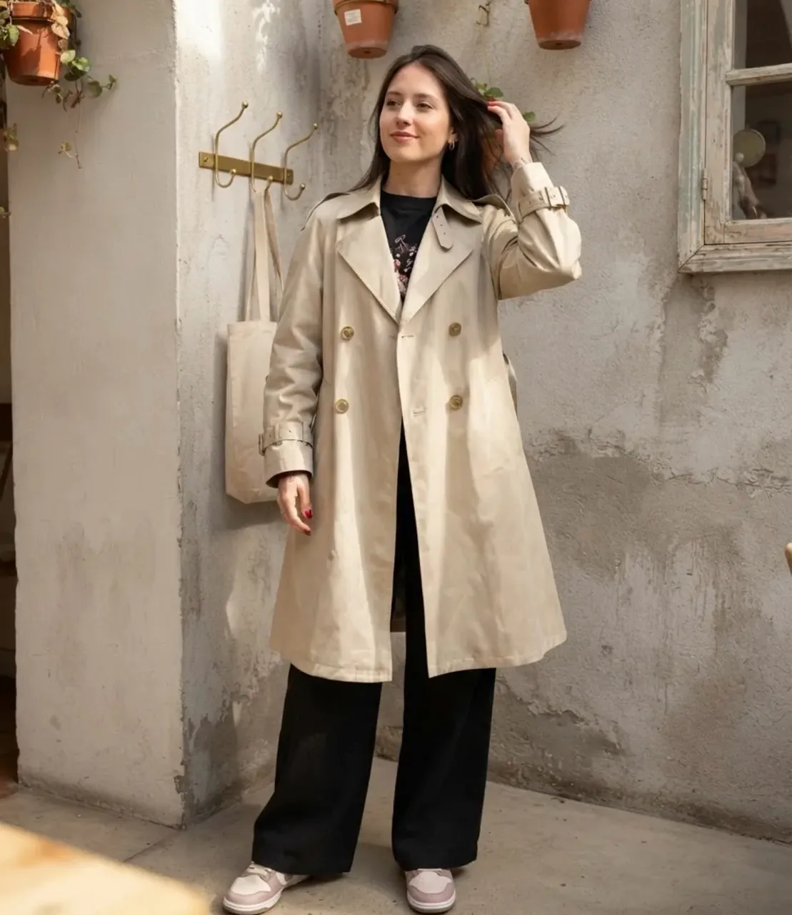 Trench Sin marca · Talle XL