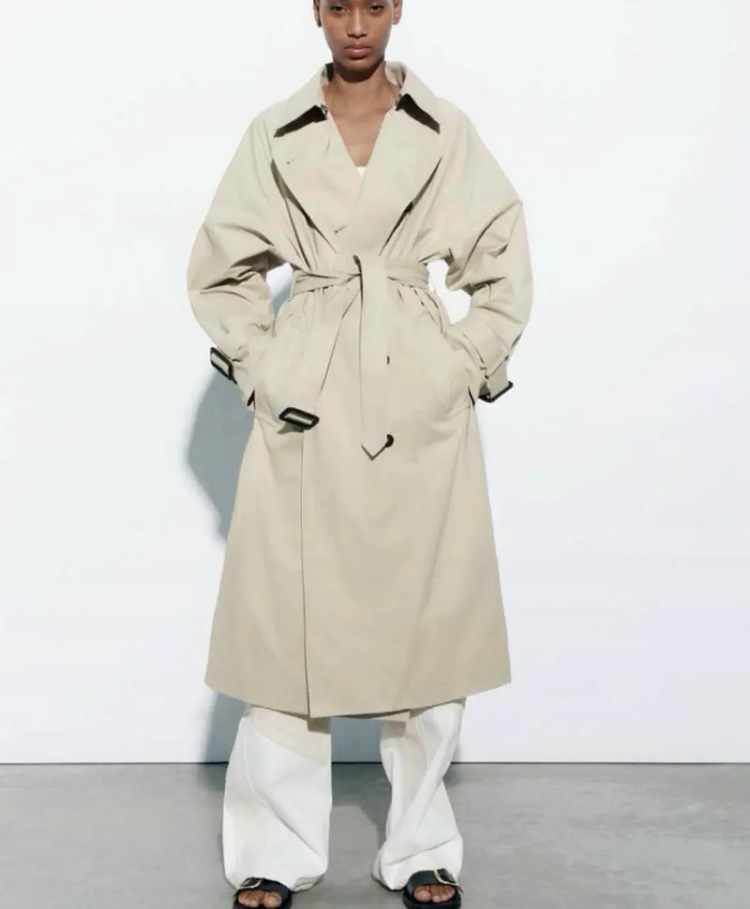 Trench Zara · Talle L