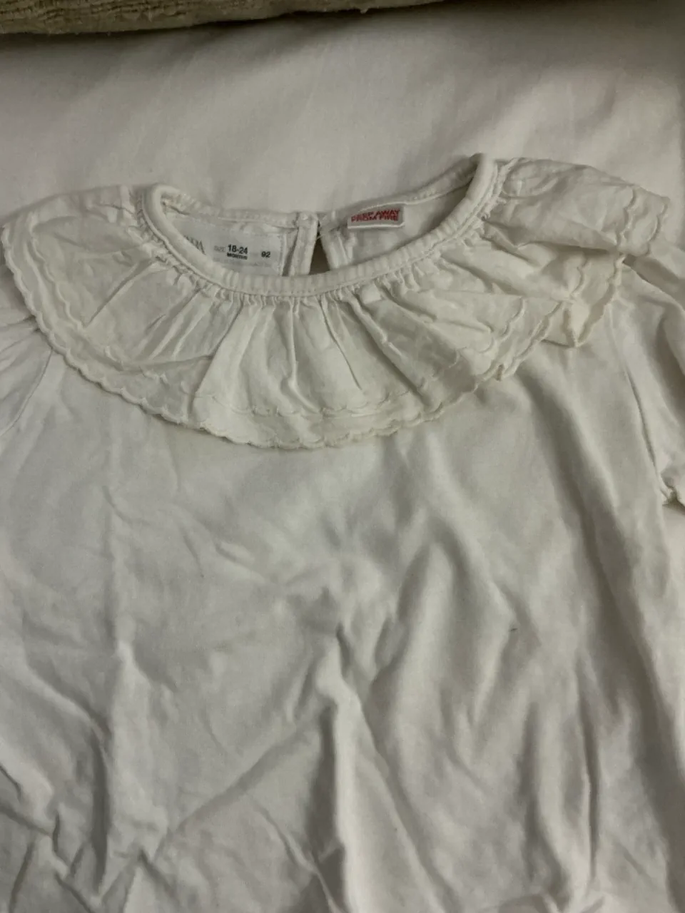 Camisa manga larga Zara · Talle 18–24 meses / 86 cm