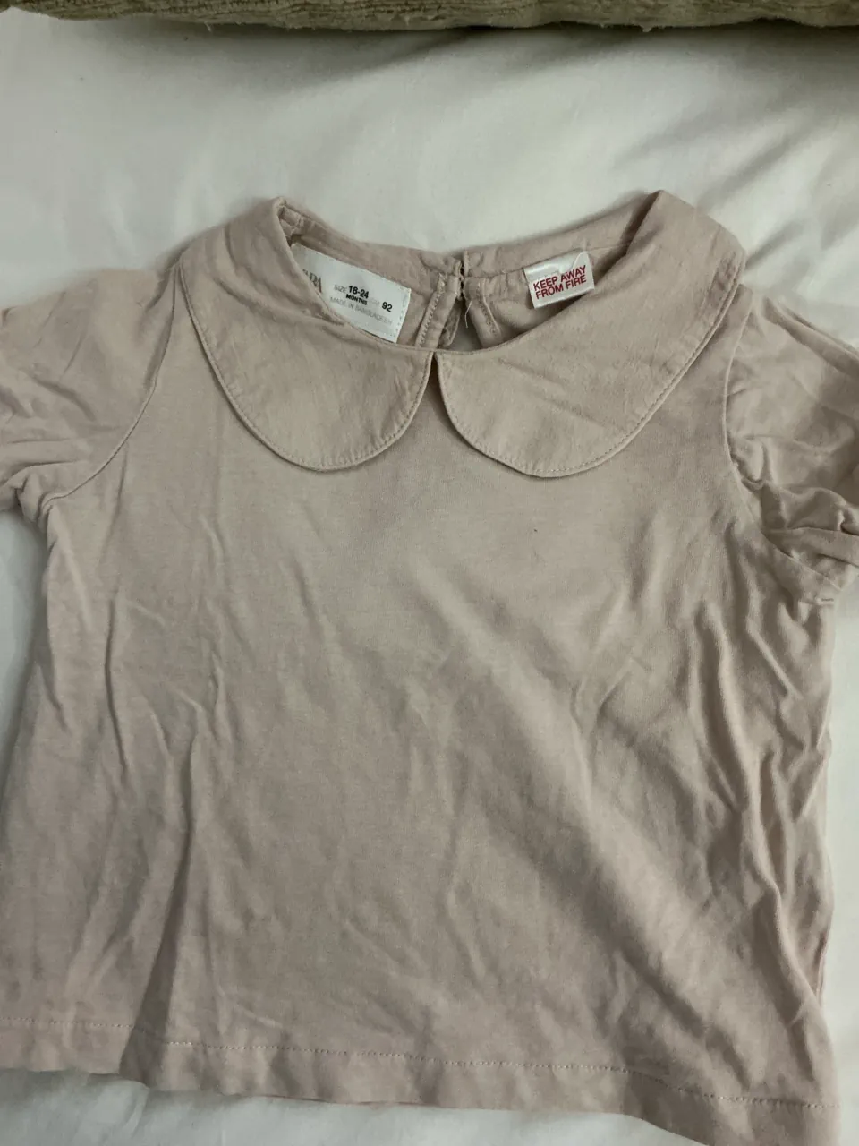 Camisa manga larga Zara · Talle 18–24 meses / 86 cm