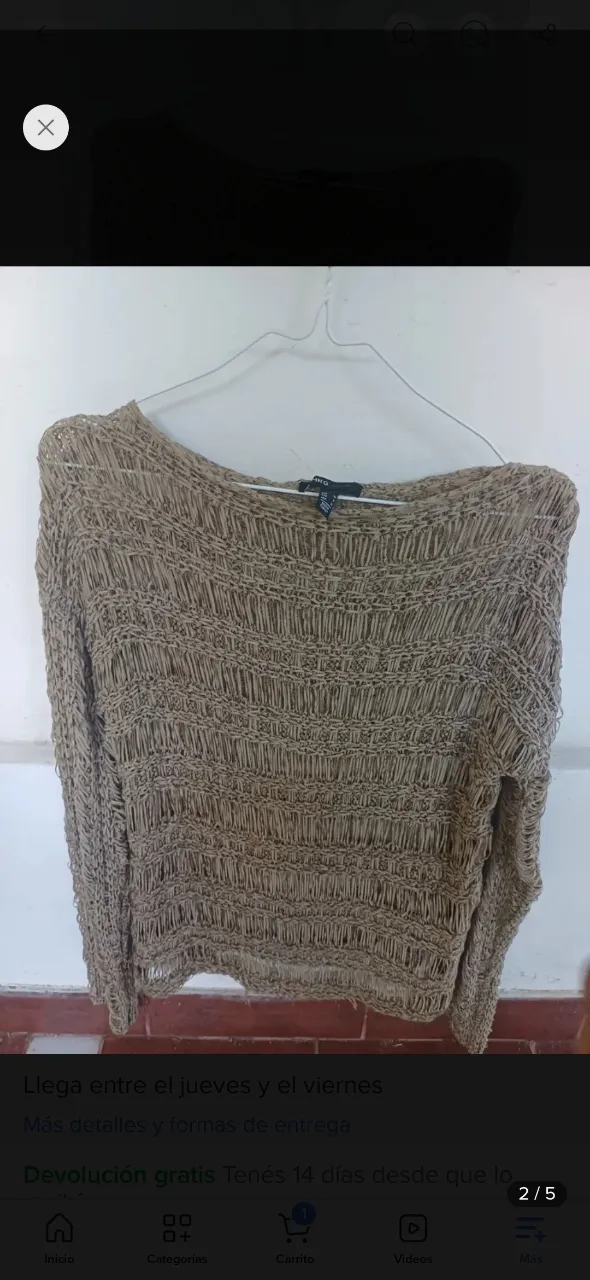 Sweater Mango · Talle M