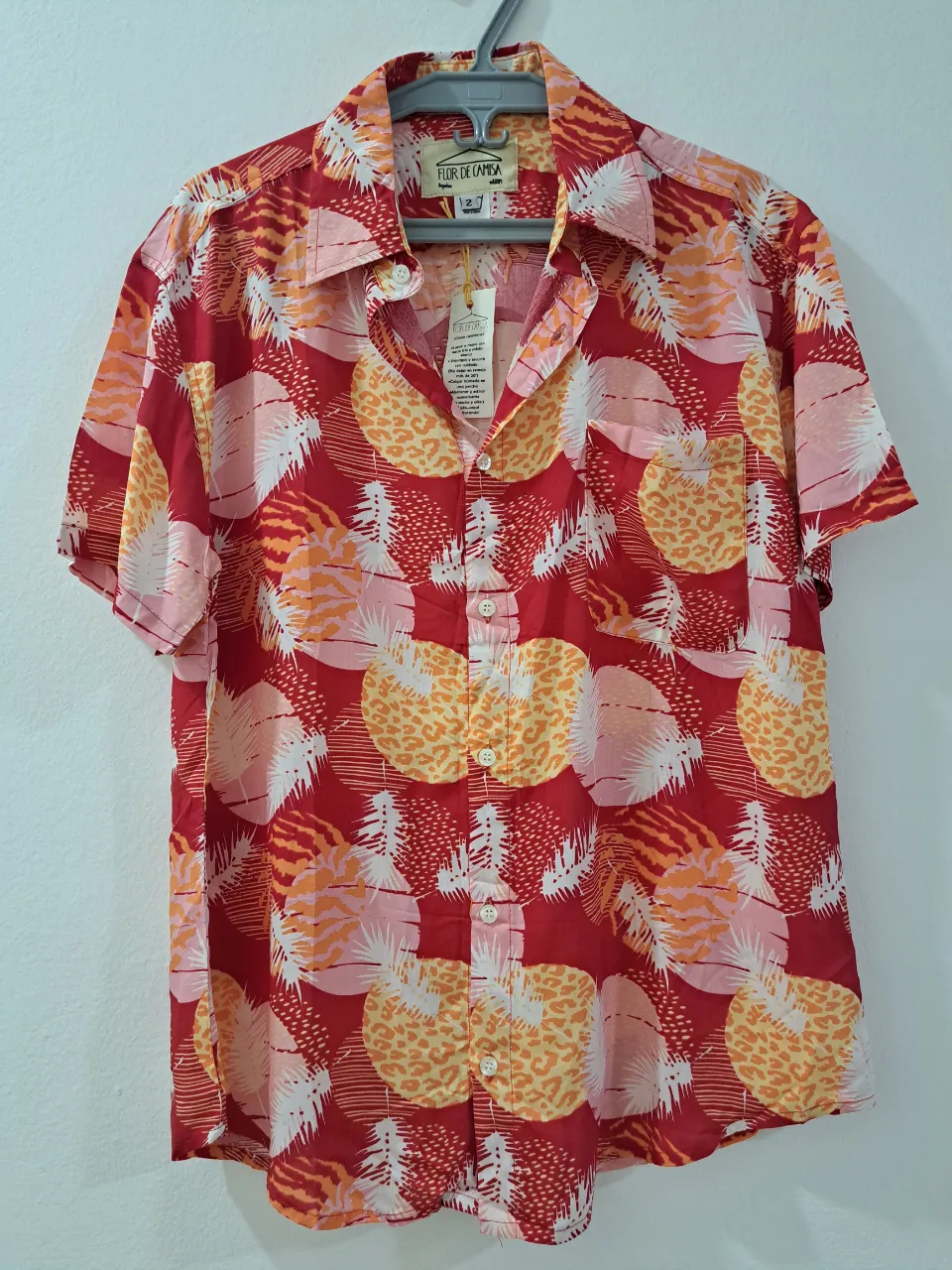 Flor de camisa · Talle 2
