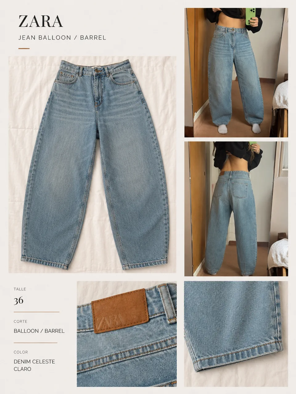 Zara · Talle MEX 36