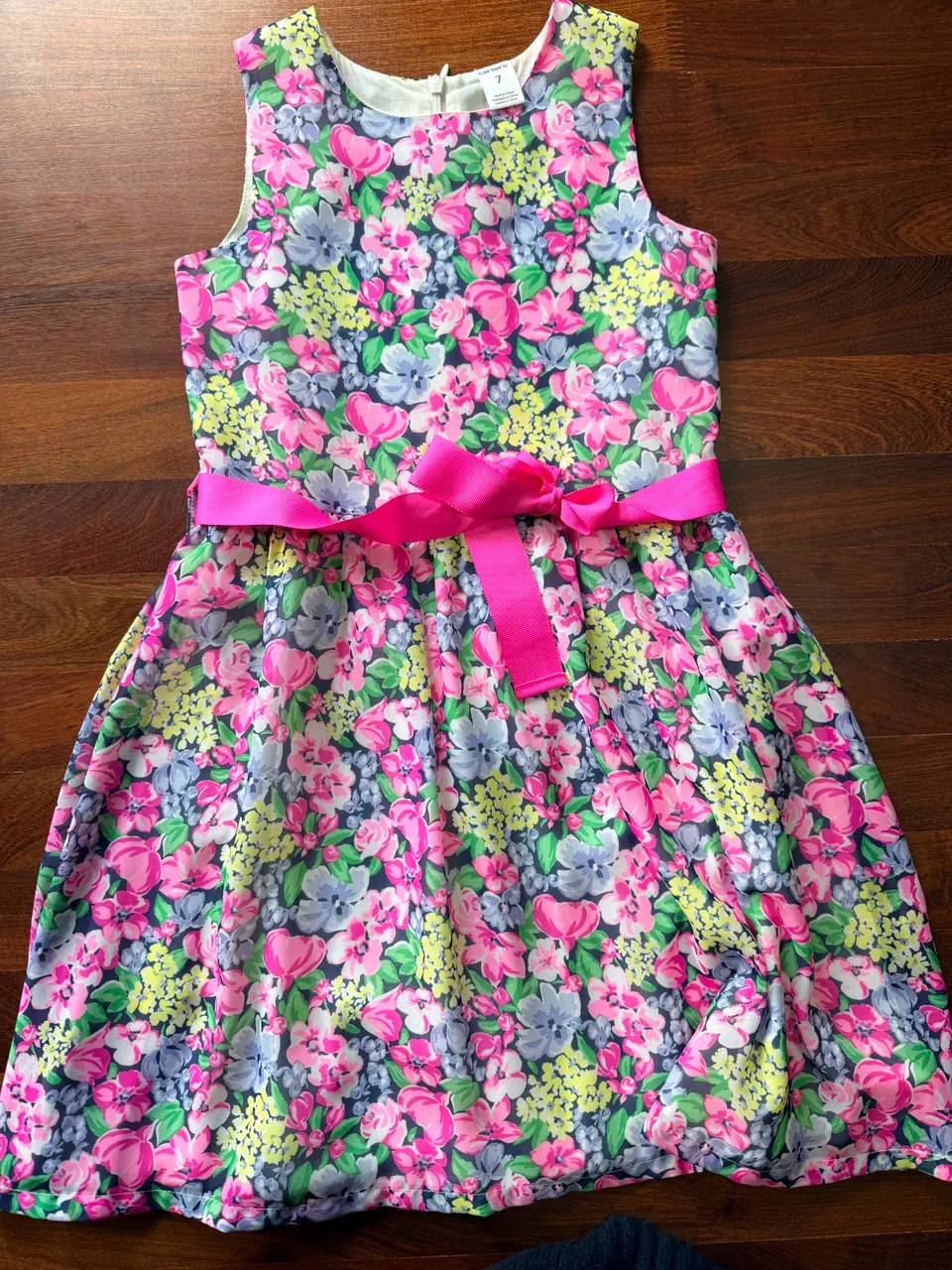 Vestido corto Carter's · Talle 7 años / 122 cm