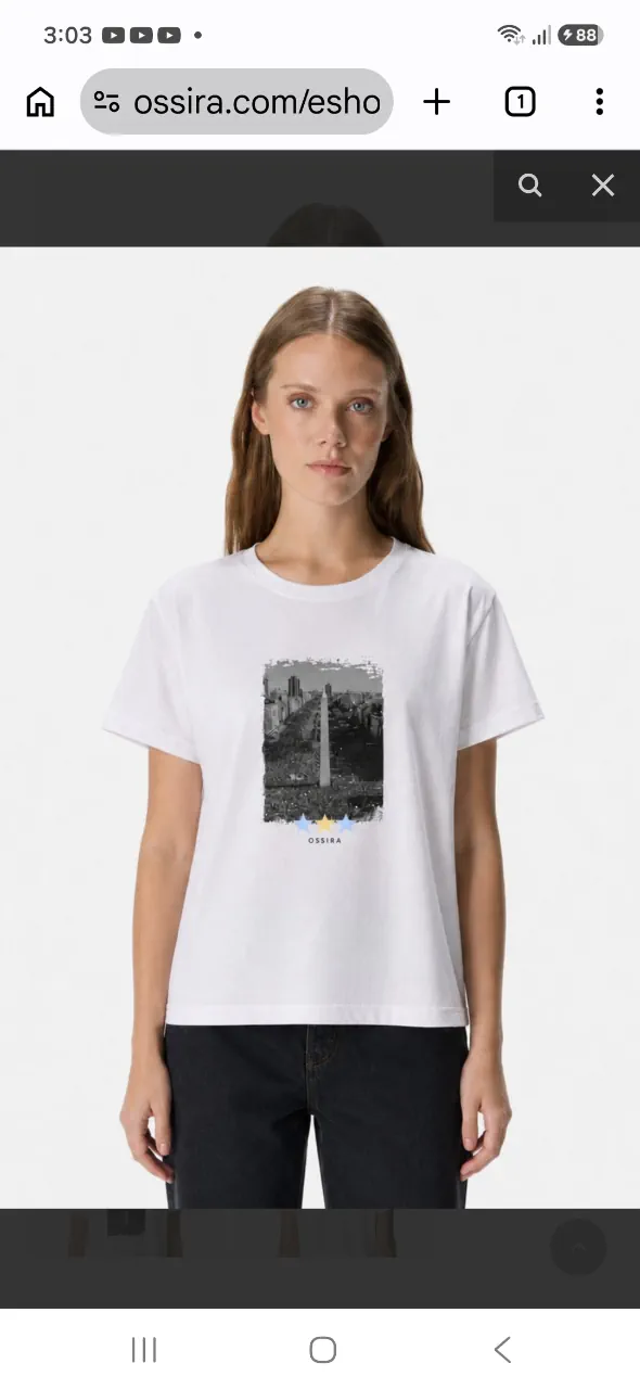 Remera Ossira · Talle L