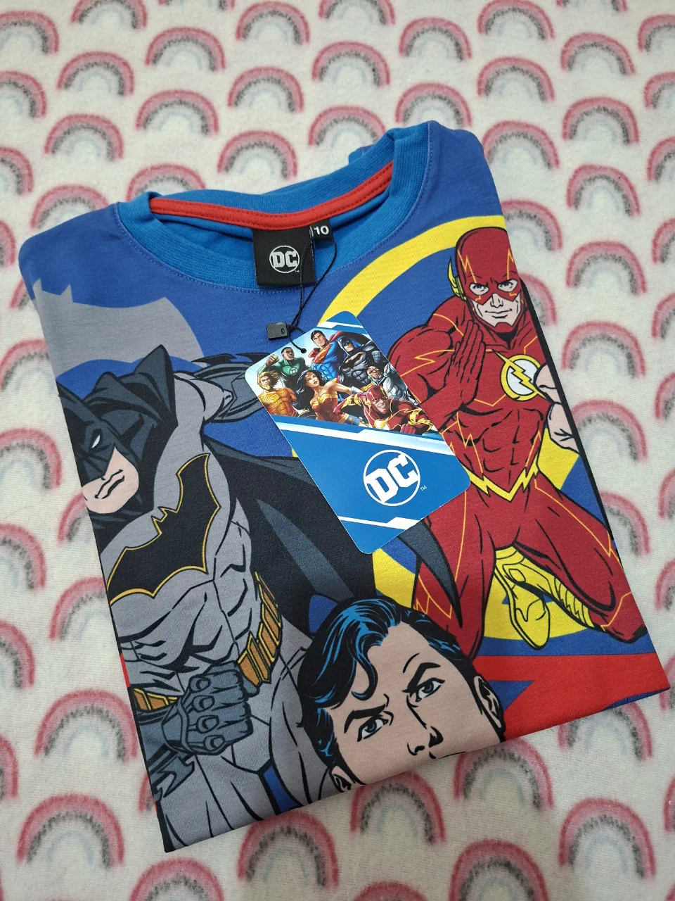 Camisa manga larga DC · Talle 4 años / 104 cm