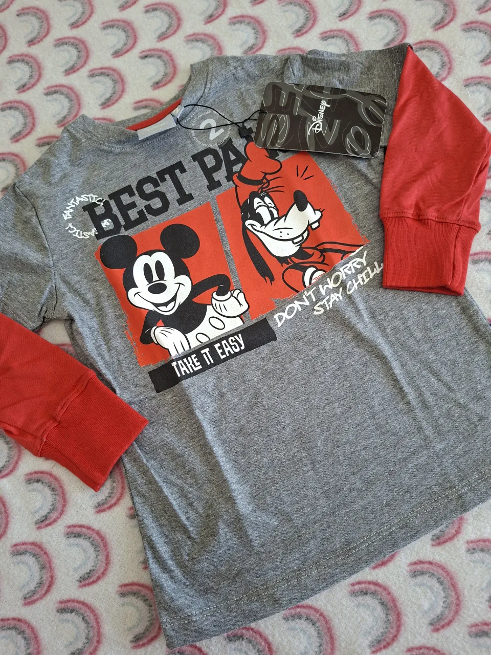 Camisa manga larga Disney · Talle 24–36 meses / 92 cm