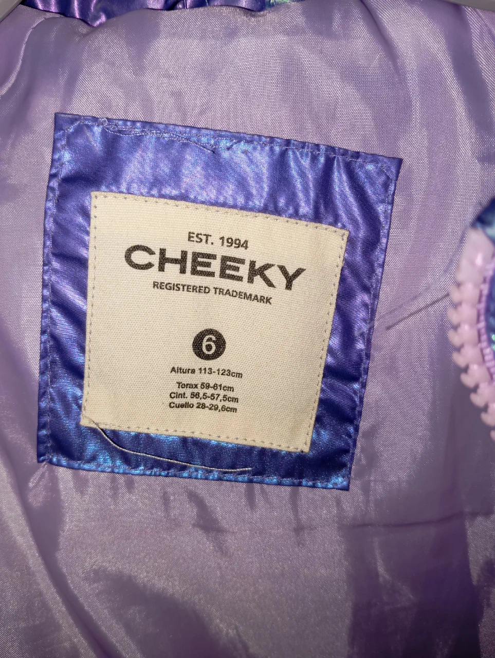 CHEEKY · Talle 6 años / 116 cm
