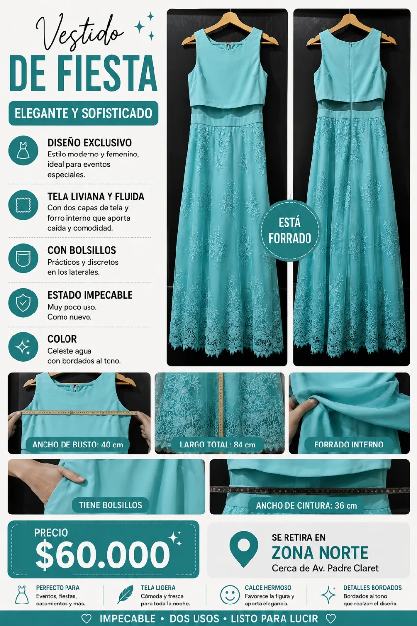 Vestido Sin marca - imagen 1