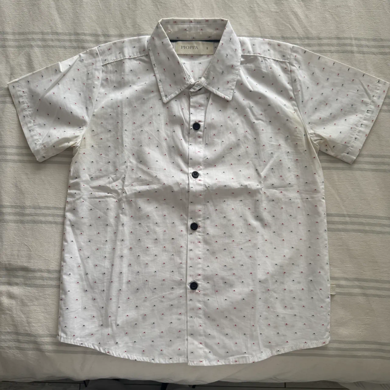 Camisa manga corta Pioppa · Talle 8 años / 128 cm