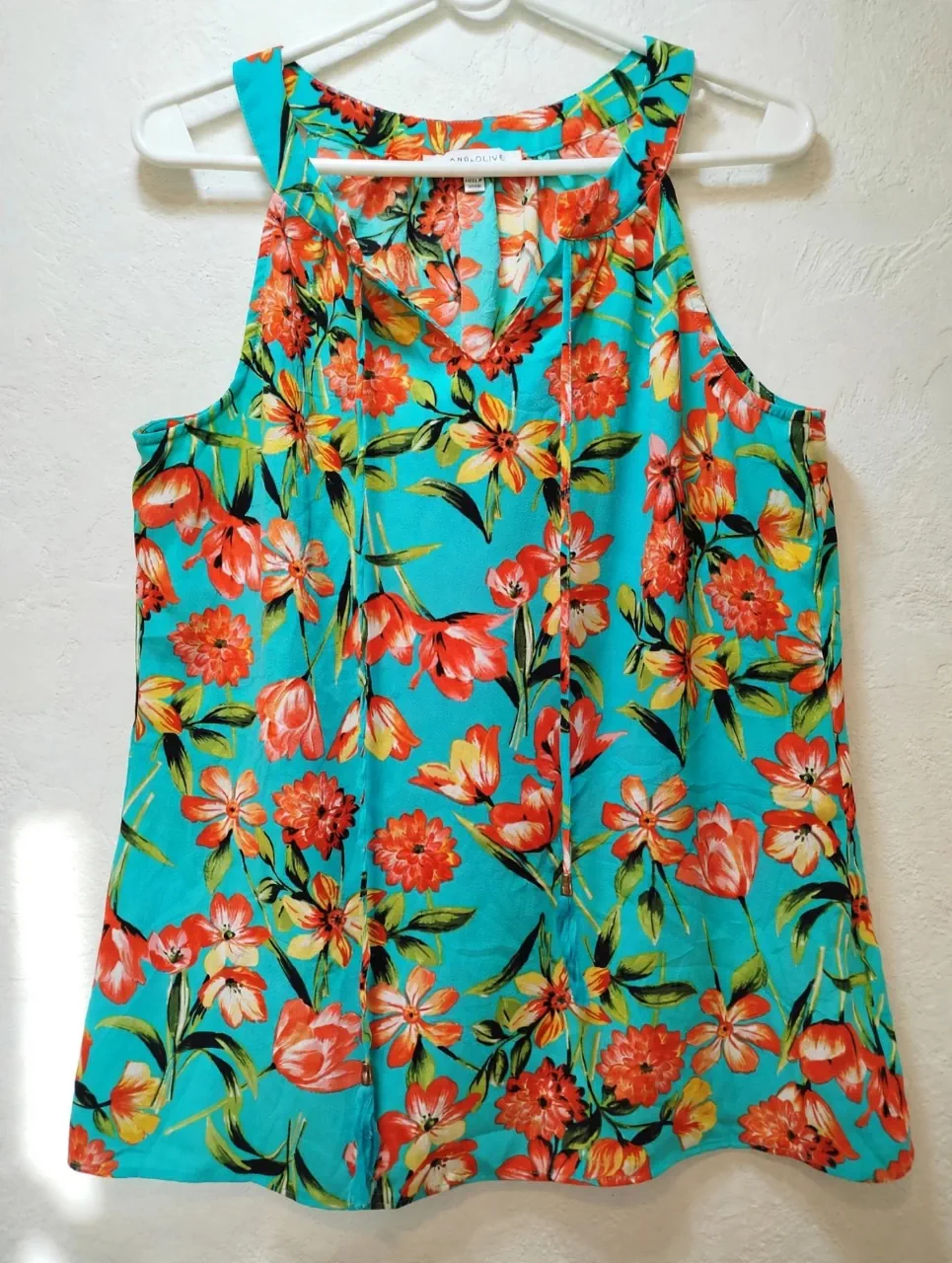 Musculosa Rose+olive · Talle S