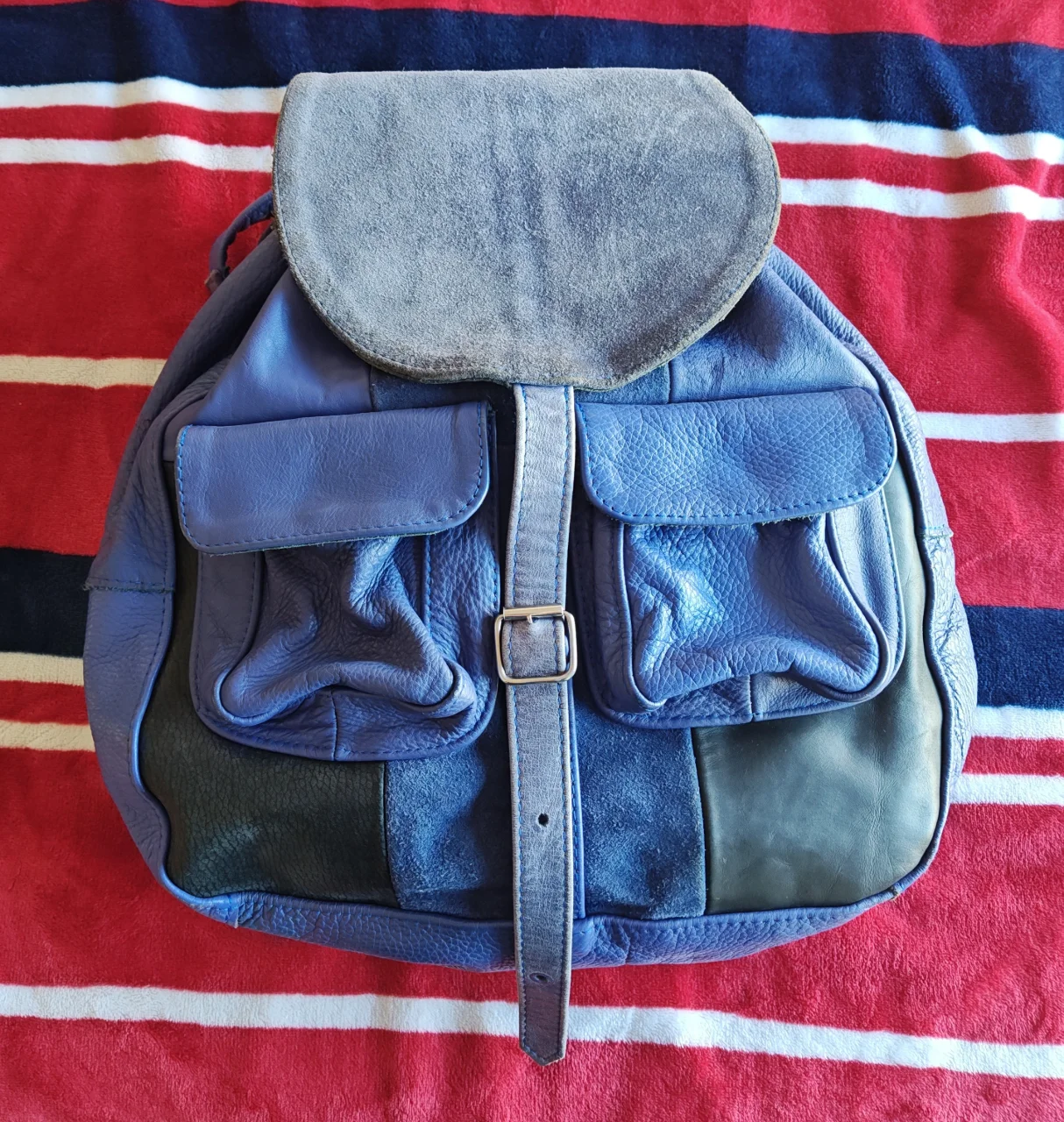 Mochila Artesanal cuero - imagen 1