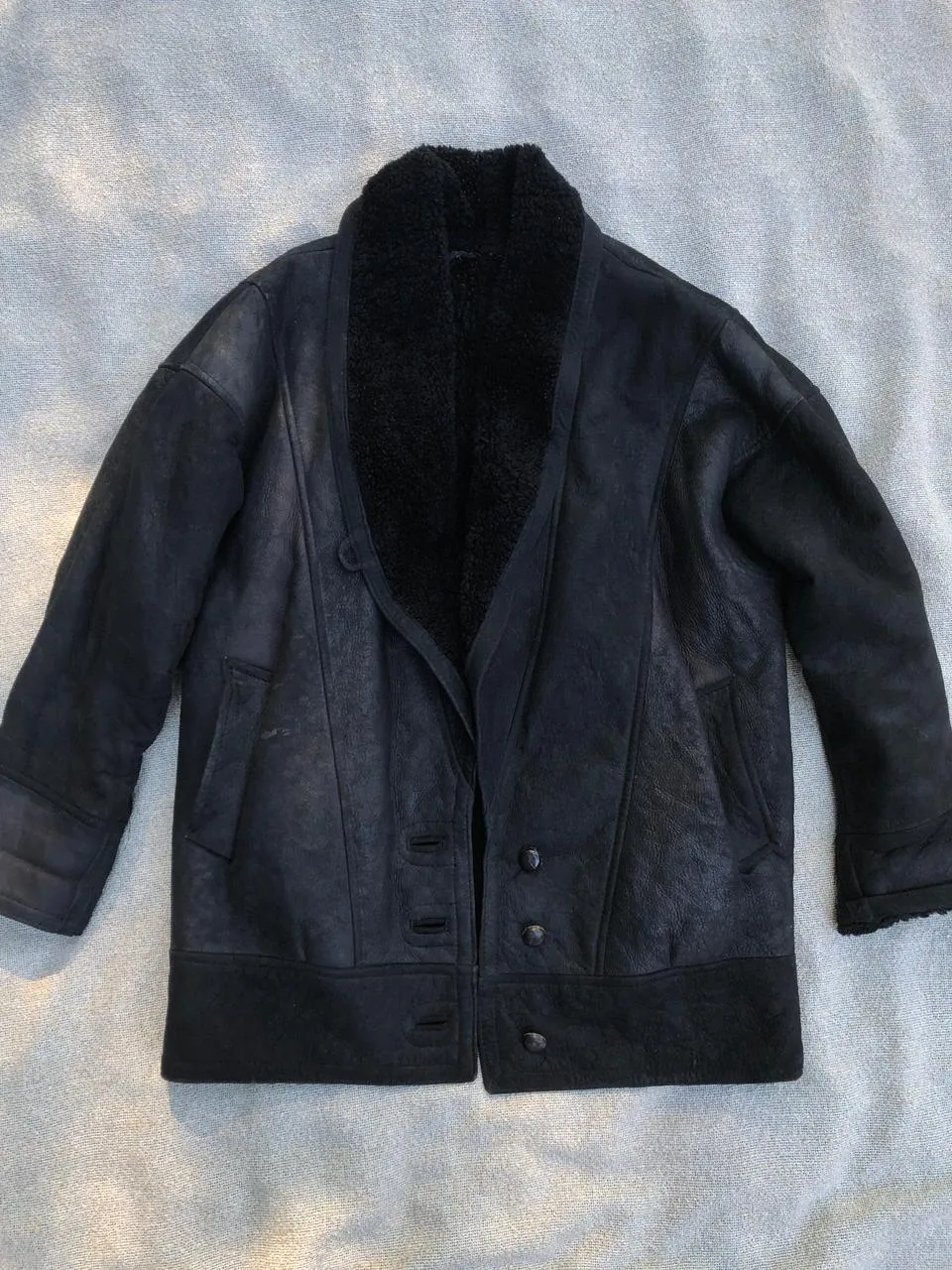 Campera Genuini shearling - imagen 1
