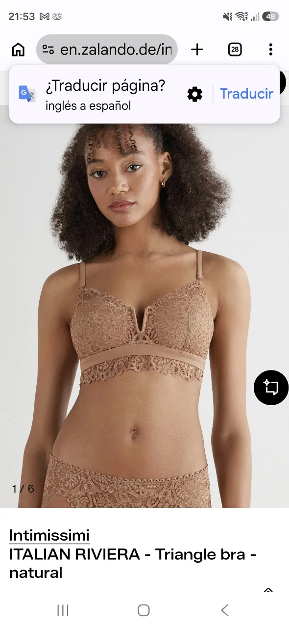 Corpiño Intimissimi - imagen 1