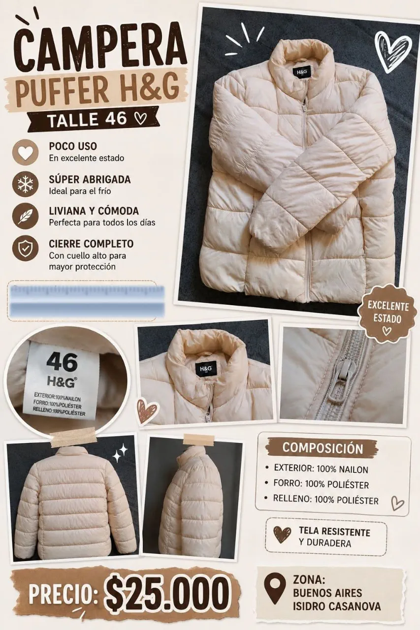 Campera H&g - imagen 1