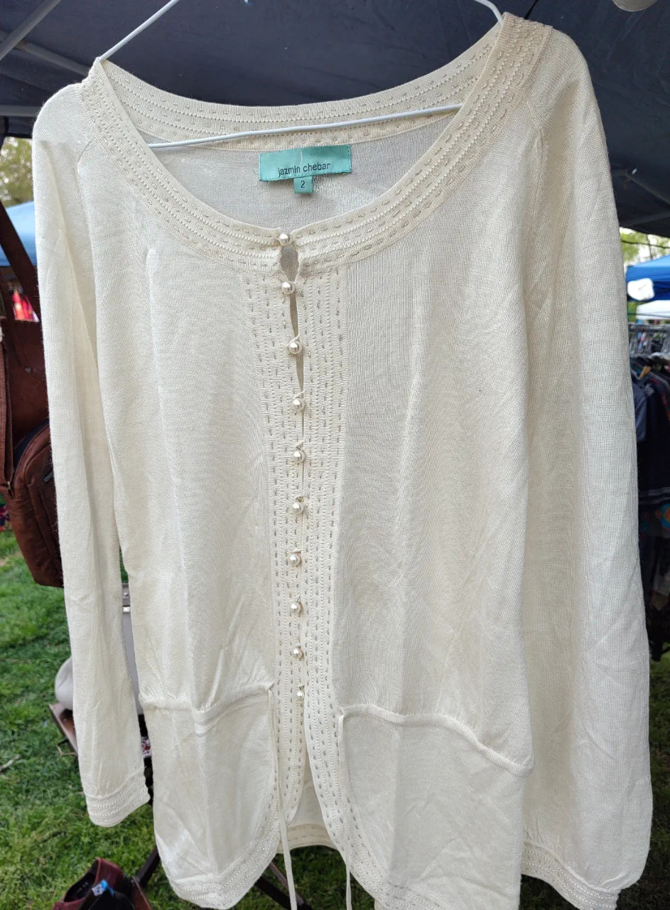 Cardigan Jazmín Chebar - imagen 1