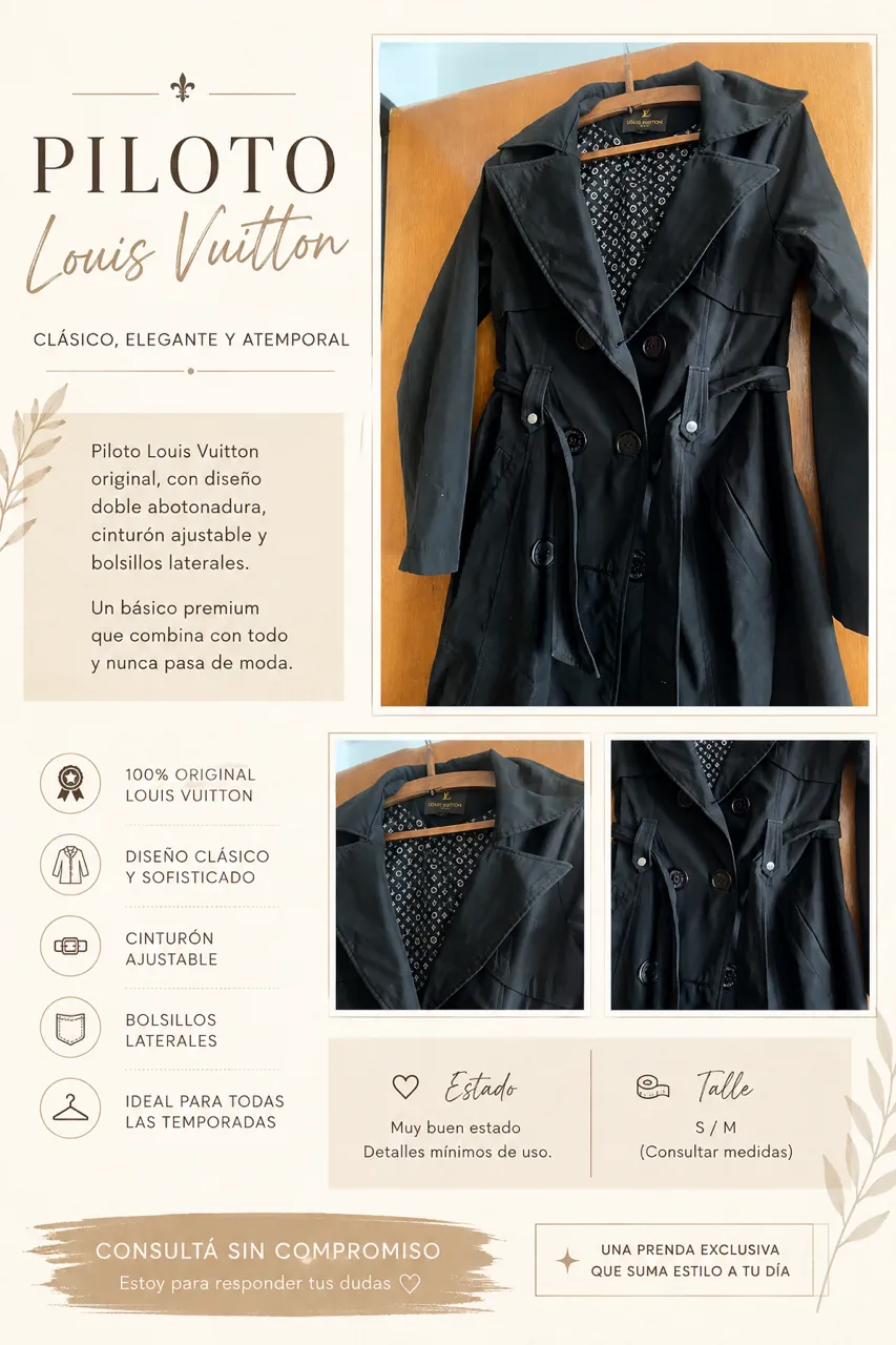 Impermeable Louis Vuitton - imagen 1