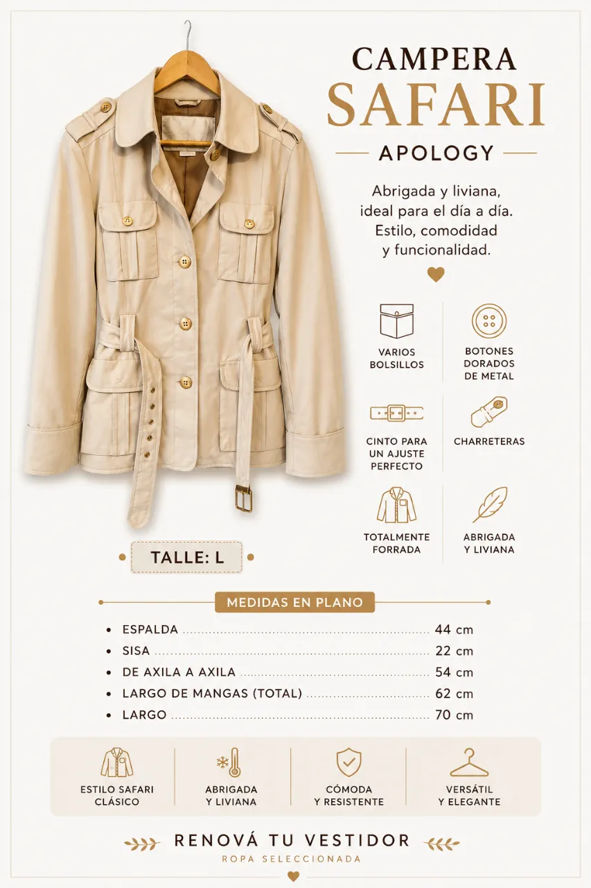 Campera APOLOGY - imagen 1