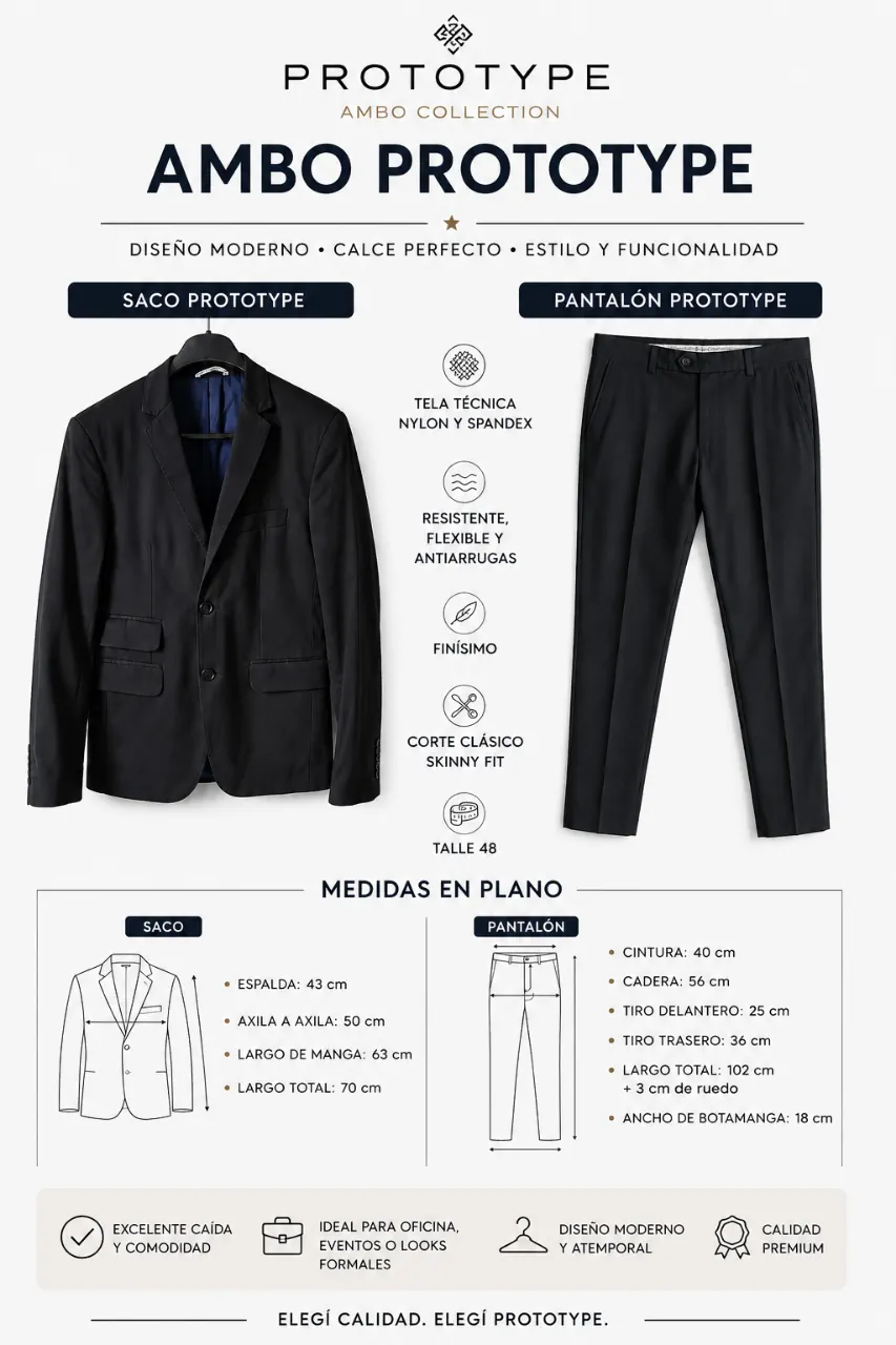 Conjunto sastrero Prototype - imagen 1