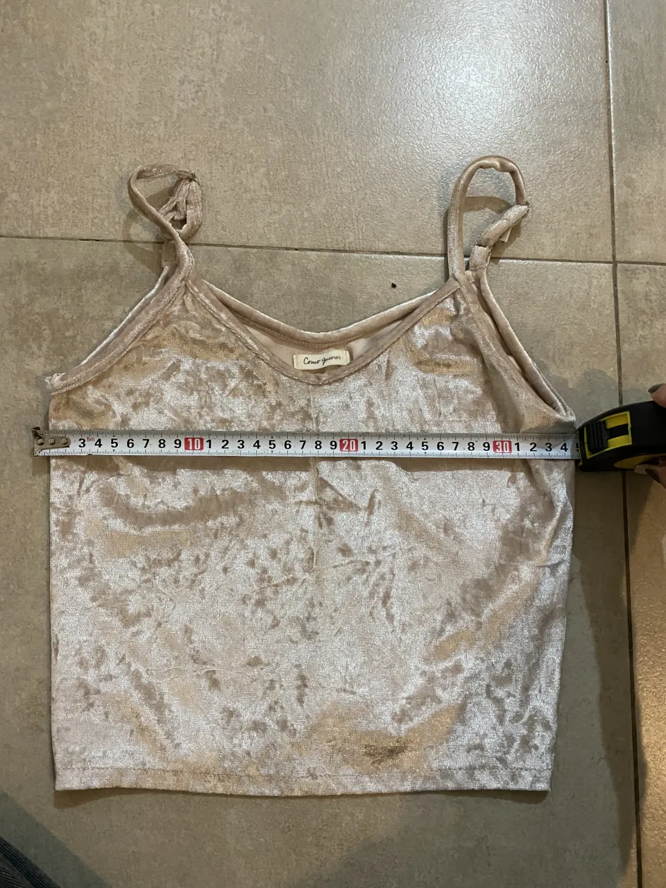 Musculosa Cómo quieres que te quiera · Talle 3