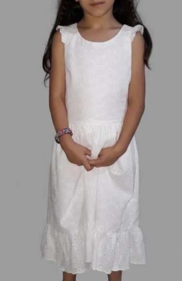 Vestido corto Sin marca · Talle 6 años / 116 cm