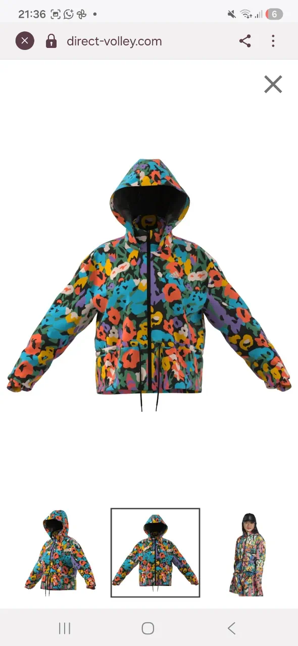 Rompeviento adidas · Talle S