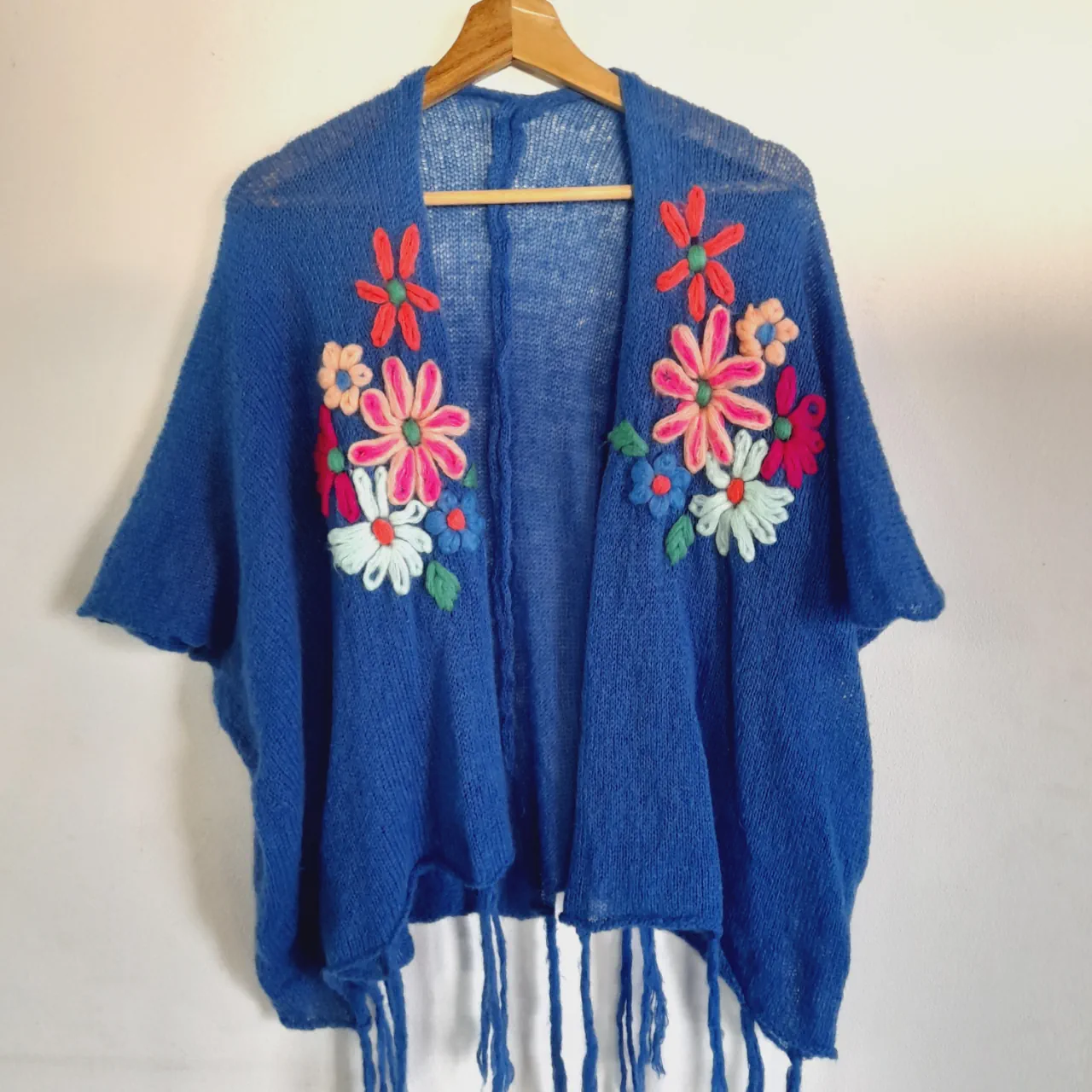 Kimono Tejido artesanal · Talle único