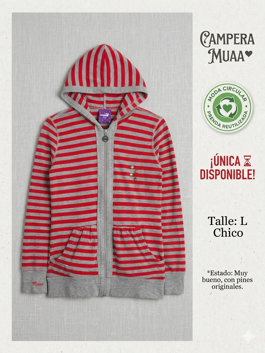 Buzo Muaa · Talle L