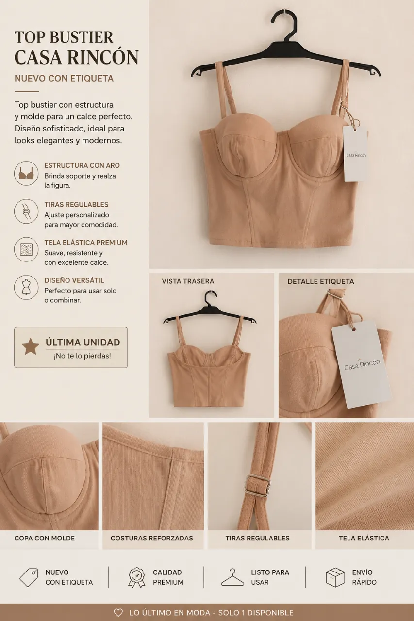 Top Casa Rincon · Talle S